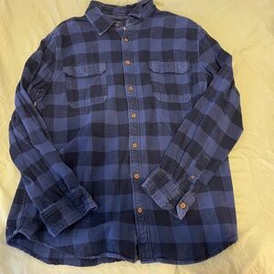 MOSSIMO Blue Plaid Shirt